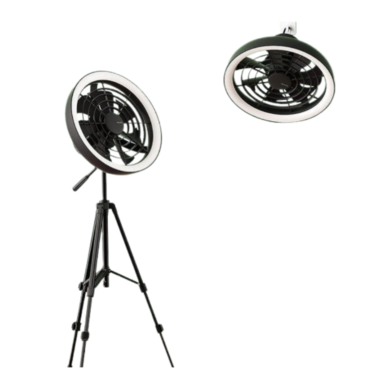 JISULIFE FA17 Outdoor Camping Rechargeable Fan With LED Light JISULIFE FA17 Outdoor Camping Rechargeable Fan With LED Light