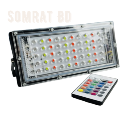 RGB LED Flood Light Remote Controlled IP65 Waterproof Landscape & Outdoor Lighting