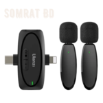 Ulanzi V6 3 in 1 Plug Play Wireless Lavalier Microphone for iPhoneAndroidTabletCamera