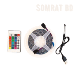GearUP SL50 RGB LED Strip Light with Remote 5 Meter, Non Waterproof